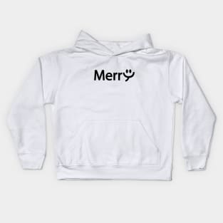 Merry  being merry artistic design Kids Hoodie